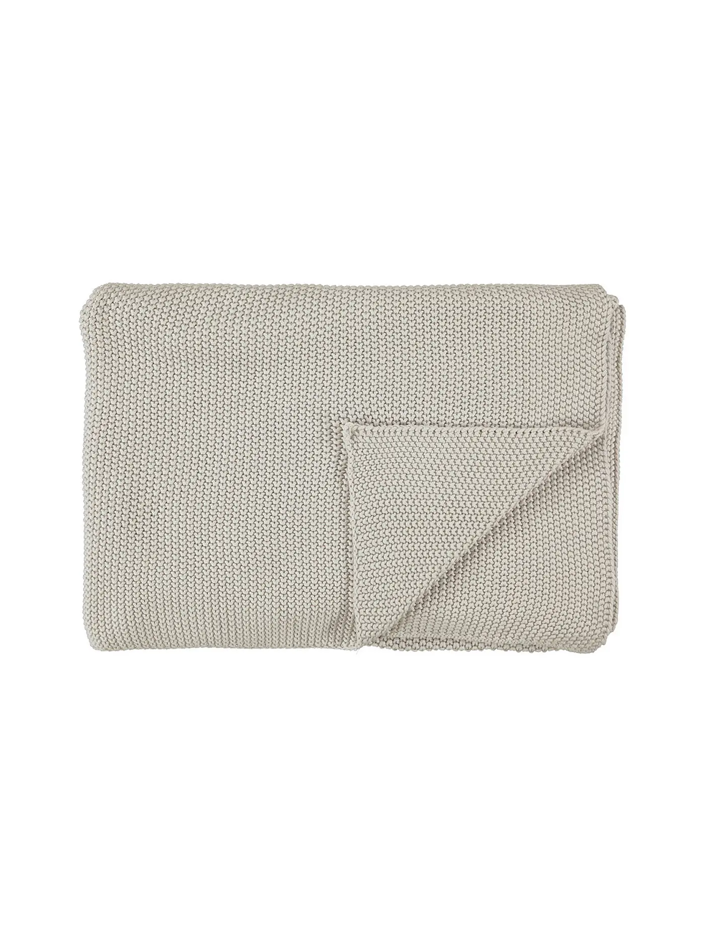 MARC O'POLO HOME | Tagesdecke - Plaid Nordic Knit 130x170cm Garden Green | grau